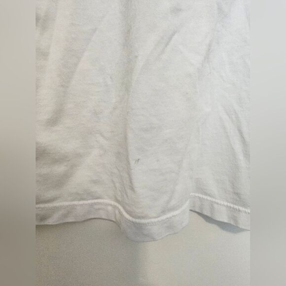 Mens Paige White V Neck Tee Shirt Medium - Picture 5 of 5